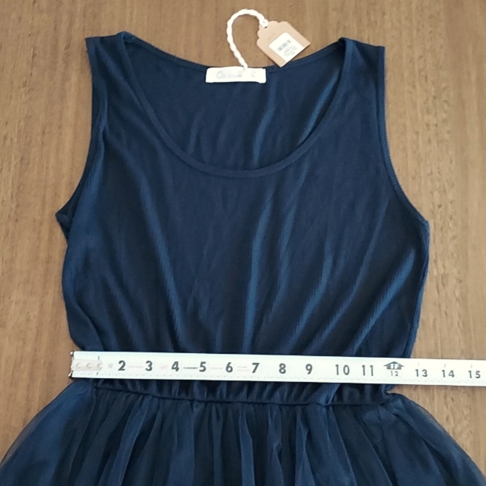 O2 Collection Ribbed Tank Tulle Dress - Picture 14 of 14